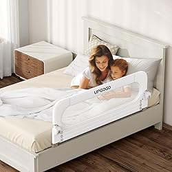 UPGOGO Folding Bed Rail for Toddlers,Baby Bed Rail