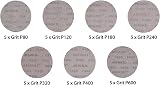 Mirka Abranet 150mm Net Sanding Discs Mix Pack 5x each grit 80-600 view 3