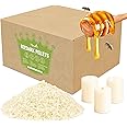 VIPwax White Beeswax Pellets 20LB, 100% Organic Beeswax, Beeswax for Candle Making, Body, Skin Care DIY, Lip Balm and Soap Making Supplies (9070g)