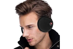 Aroma Season Heated Earmuffs Men & Women, Heated Ear Warmer for Running, Walking, Skiing, Warm Gifts for Women Men Kids
