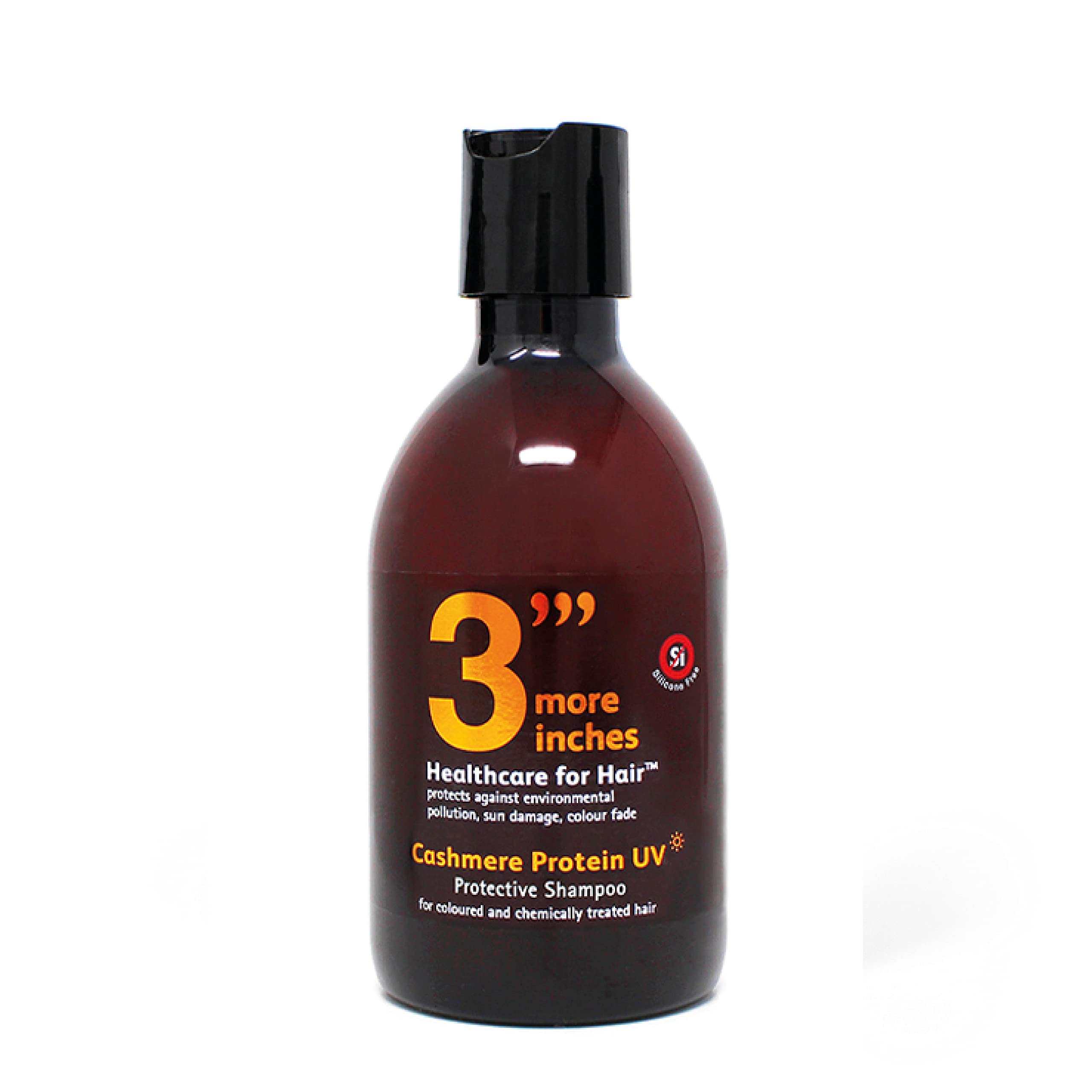 3'''More Inches Cashmere Protein UV Protective Shampoo 250ml - Restoring & Strengthening Shampoo - UV Hair Protection & Pollution Damage - Silicone Free - Hair Care by Michael Van Clarke