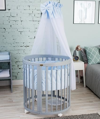 ComfortBaby SmartGrow 7in1 Grau mit Bettset Hellblau