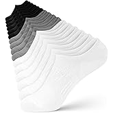 wernies No Show Socks Women - 8 Pairs Ankle Socks for Women, Low Cut Socks Short Cotton Socks, Invisible Casual Socks