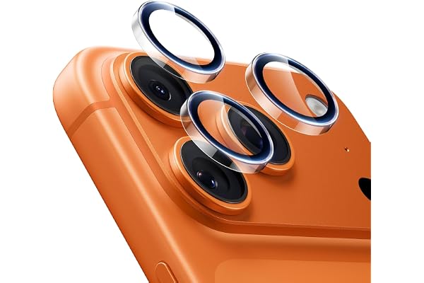 ESR for iPhone 17 Pro Max/17 Pro Camera Lens Protector, 1 Pack, Clear | Individual Camera Cover, 9H Tempered Glass, Original