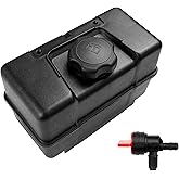 691993 Fuel Tank with Shut Off Valve and Fuel Cap 4 Quart for Briggs & Stratton Remote Mounting Compatible with Lawn and Gard