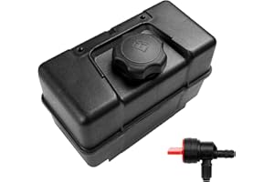 691993 Fuel Tank with Shut Off Valve and Fuel Cap 4 Quart for Briggs & Stratton Remote Mounting Compatible with Lawn and Gard