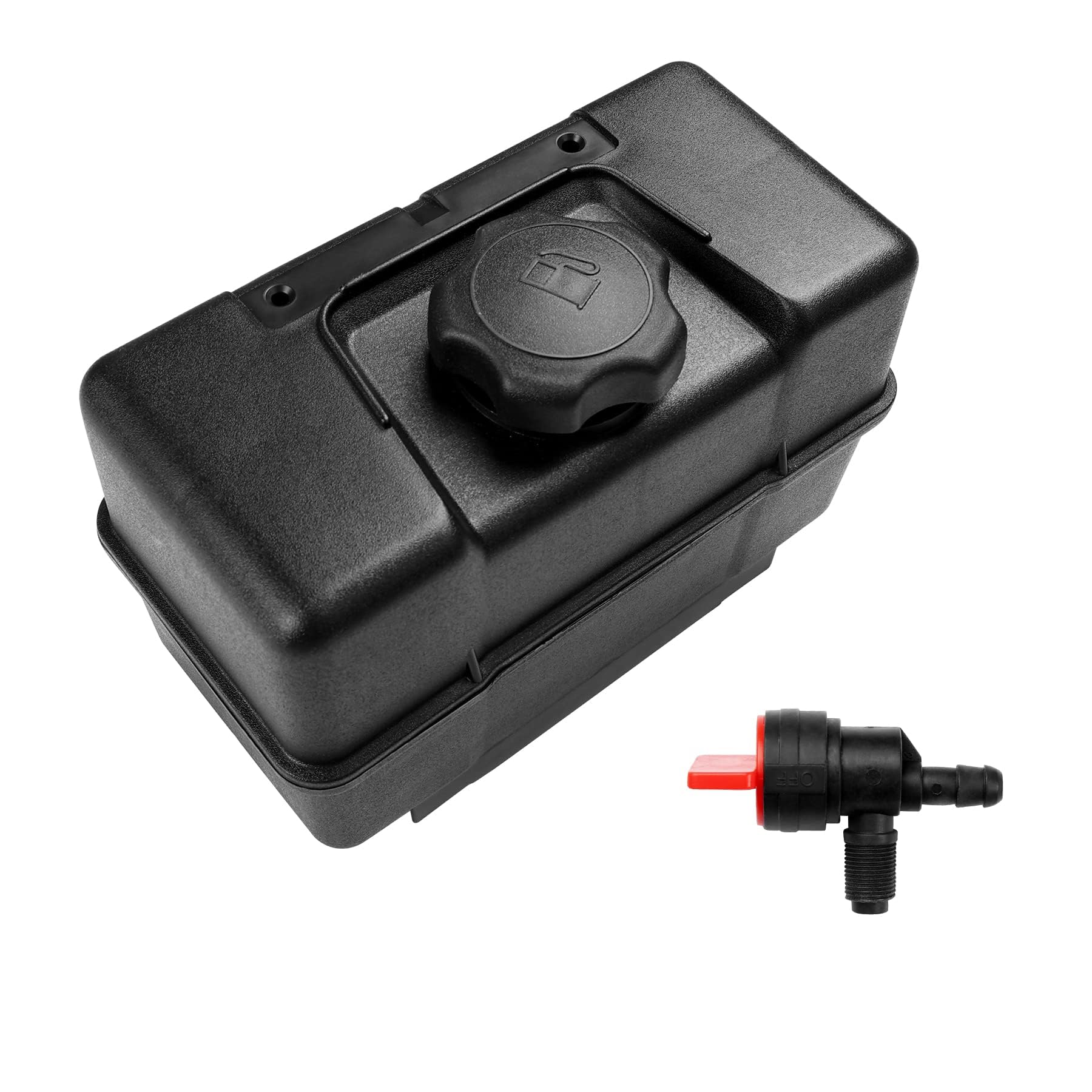 Photo 1 of 691993 Fuel Tank with Shut Off Valve and Fuel Cap 4 Quart for B&S Remote Mounting Compatible with Lawn and Garden Equipment Engines, Some Specific Snow Blower, Tiller, Log Splitter