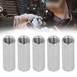 5 Pcs Round Coupling Nut M12 x 1.75 Female Thread