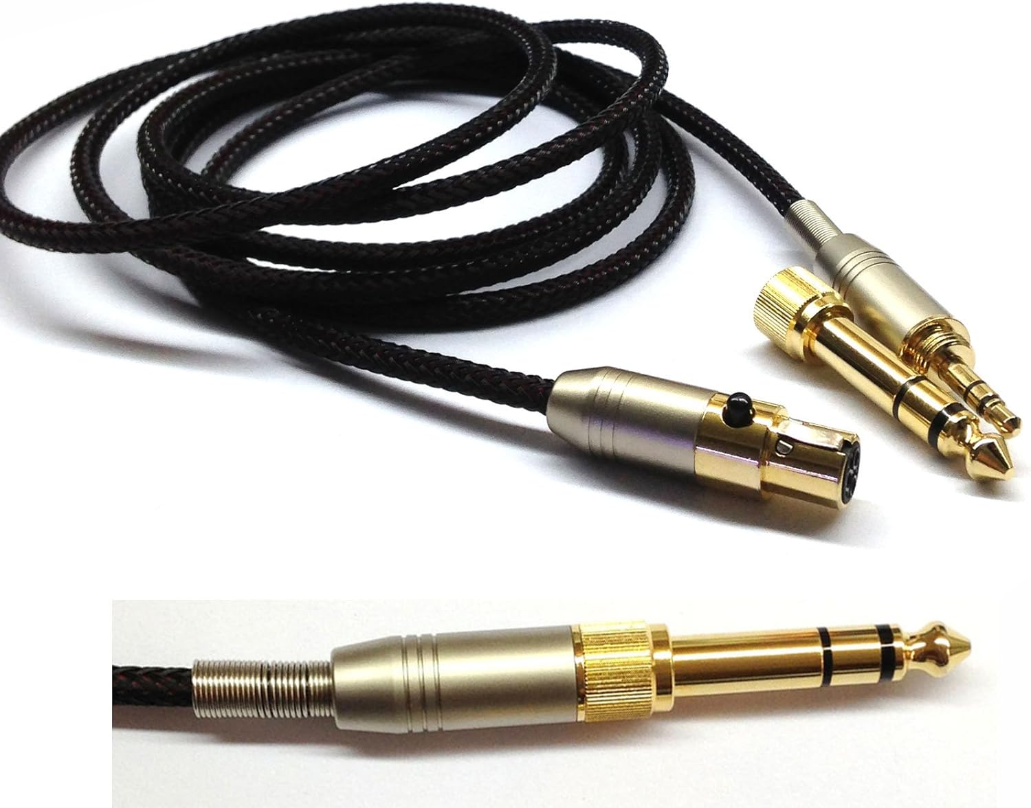 NewFantasia Replacement Audio Upgrade Cable Compatible with AKG K240, K240S, K240MK II, Q701, K702, K141, K171, K181, K271s, K271 MKII, M220, Pioneer HDJ-2000 Headphones 1.2meters/4feet: Electronics