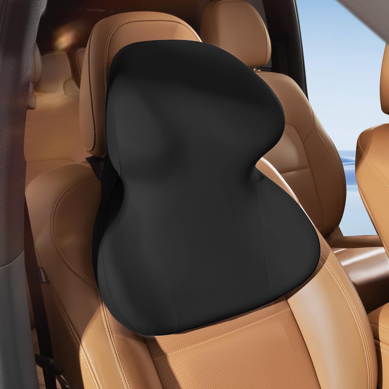 Photo 1 of ***SIMILAR ITEM***
BEBAS Car Headrest Pillow, Ergonomic Neck Pillow with Memory Foam, Enlarged Surface for Head Neck Shoulder Support, Breathable Removeable Car Seat Pillow for Pain Relief(Black, 1 Pack)