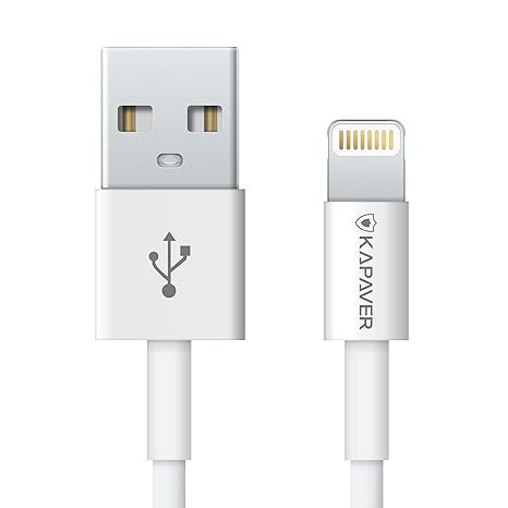 Kapaver Lightning Cable Apple Mfi Certified 3 Feet 8 Pin Lightning To Usb Sync Cable Charging