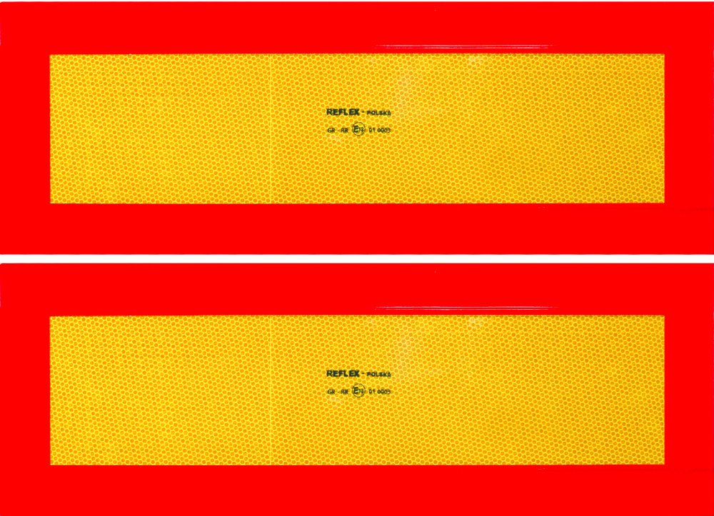 CORA 001890188 Set of 2 Certified Retroreflective Panels for Trailers