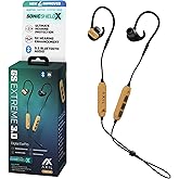 AXIL GS Extreme 3.0 Shooting Ear Protection – Desert Tan - Hearing Enhancement & Noise Isolation Bluetooth Earbuds – 5X Hearing Protection for Shooting, Travel, Work and Concerts