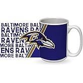Rico Industries NFL Football 15 oz White Ceramic Mug
