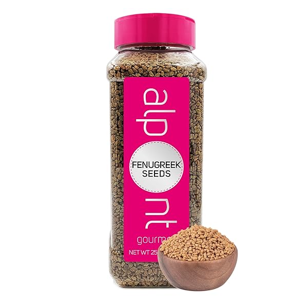 ALPONT GOURMET FENUGREEK SEEDS 25OZ (708G), ALL NATURAL,...