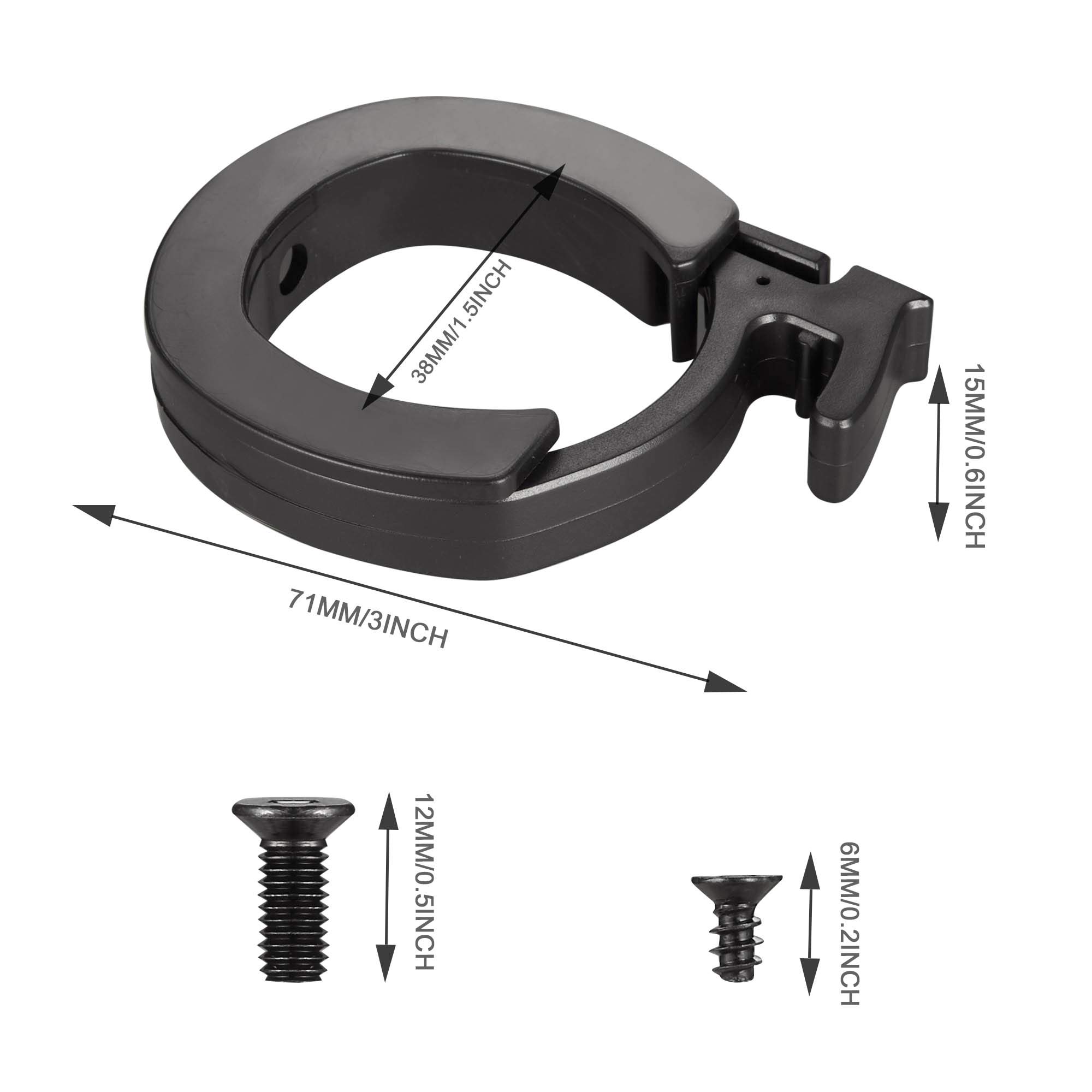 TOMALL Front Round Locking Ring Folding Guard Ring Compatible with Ninebot MAX G30 Electric Scooter Parts