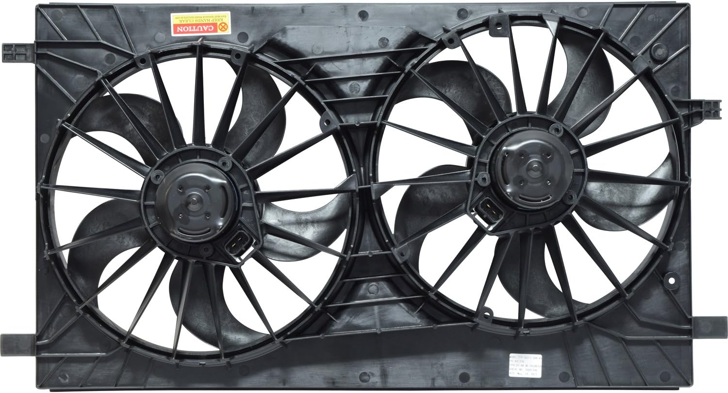 UAC FA 50292C Dual Radiator and Condenser Fan Assembly