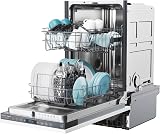 Candy Slimline Integrated Dishwasher 10 Place Black Bezel C Rated view 4