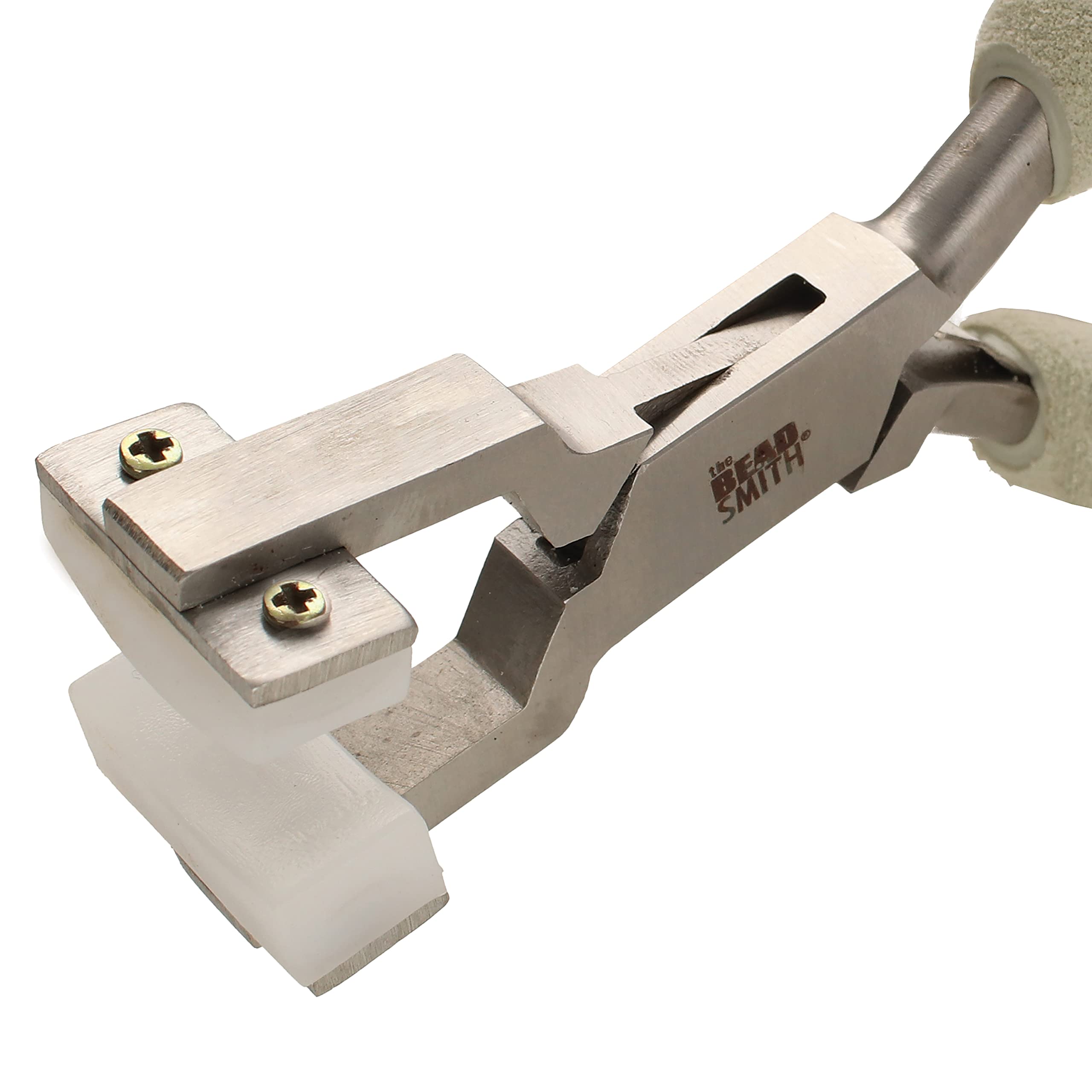 The Beadsmith Nylon Jaw Bracelet Bending Pliers, 6.25 inches (159mm), Comfort Grip Handle with Double-leaf Spring — image 1