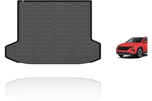 KELCSEECS All Weather Cargo Liner Custom for 2025 2024 2023 2022 Hyundai Tucson Hybrid with subwoofer Automotive Cargo Mat Floor Liners Trunk Mat Hyundai Tucson Hybrid Trunk Liner Accessories Black