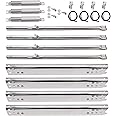 463344116 Grill Parts for Charbroil Advantage 4 Burner. Heat Plate Shields, Burner, Carryover Tube and Igniters for Charbroil 463344116 Replacement Parts, Char-Broil 466344116, G4328M00W1, G3610003W1.