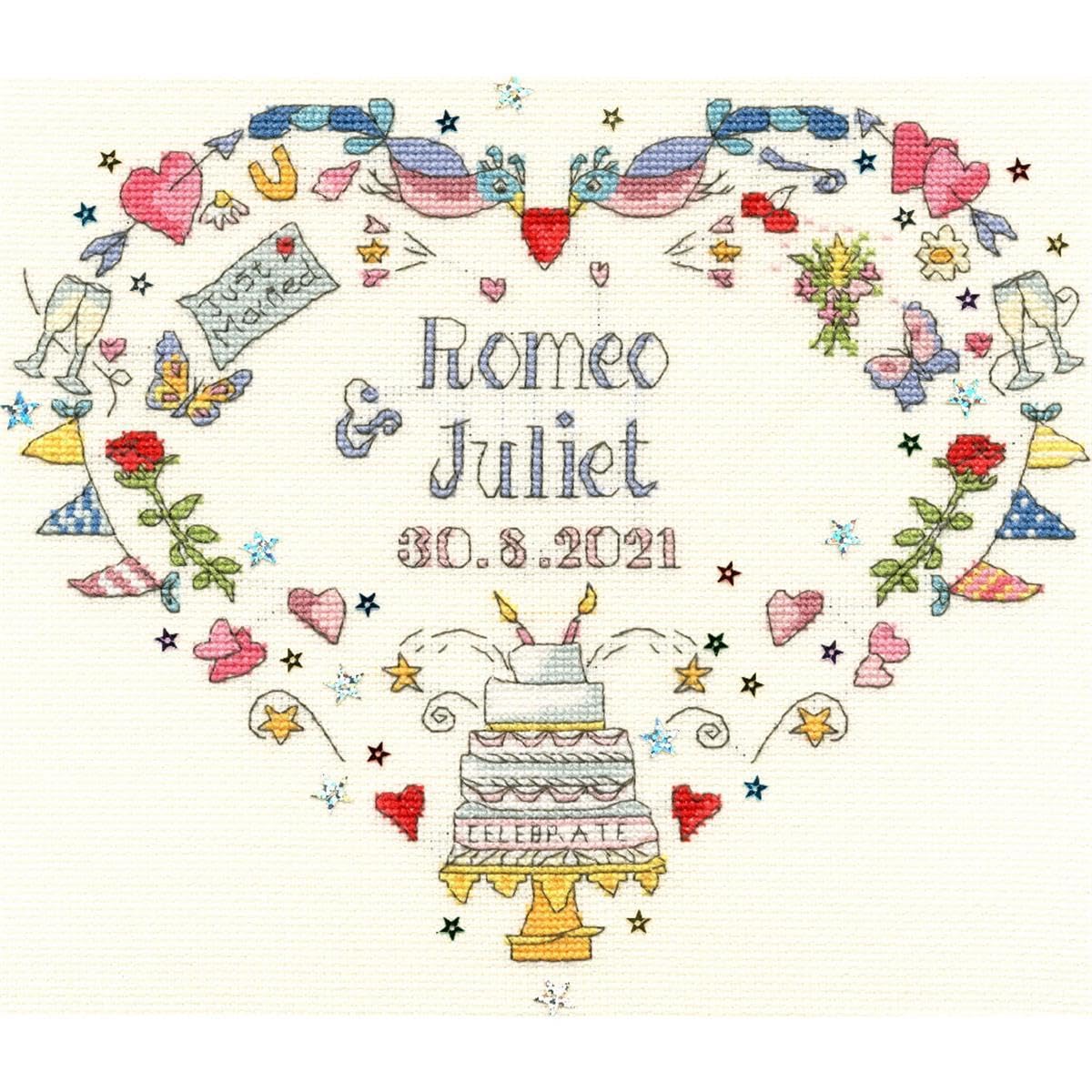 Bothy Threads Cross Stitch Kit - Made For Each Other