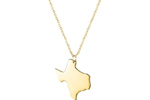 Yiyang State Necklace Pendant Country Map Pendant Charm Jewelry Gift for Women Teens