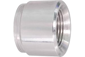 ICT Billet Aluminum M12-1.5mm Weld On Bung Female Nut Threaded Insert Weldable Metric 12mm milometer Connector Fluid Designed