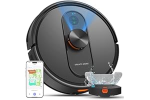 eitton Robot Vacuum and Mop with Mapping, LiDAR Navigation Robotic Vacuums with 5000Pa, Self-Recharging, Wi-Fi/App/Alexa Control,No-Go Zones, Ideal for Pet, Hard Floors, Carpet