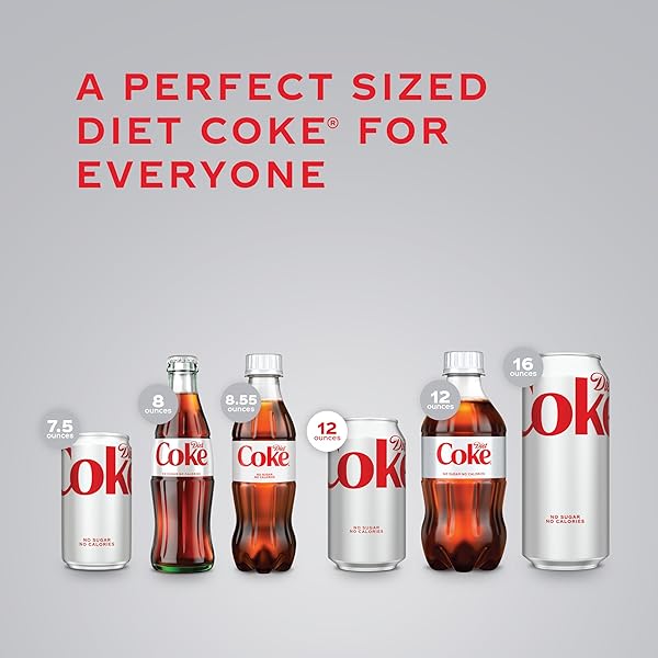 DIET COKE SODA SOFT DRINK FRIDGE PACK CANS, 12 FL OZ, 12 PACK