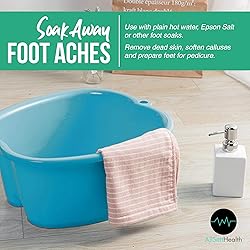 AllSett Health Foot Soaking Bath Basin – Large
