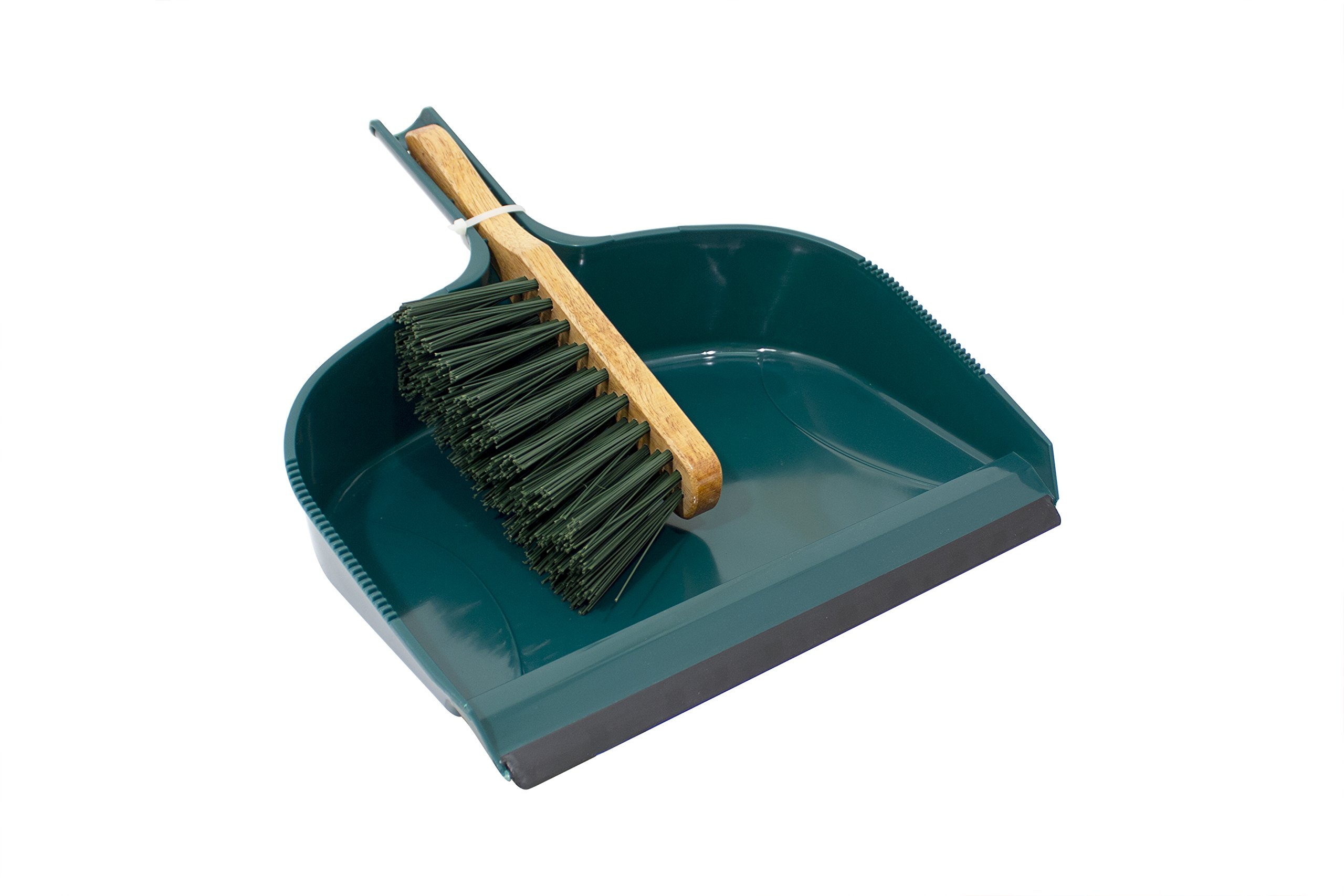 Bentley Industrial P0014G/SET Heavy Duty Dustpan with a Stiff PVC Hand Brush Se