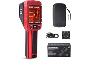 YEEJINHONG Thermal Camera 160x120 IR Resolution Thermal Imaging Camera with Visual Camera 2.8" LCD Screen Video Record 25Hz Refresh Rate Infrared Camera 14°F~752°F 8-Hour Battery Life Thermal Imager