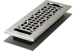 Decor Grates ECH310-NKL Eclipse Floor Register, 3x10 Inches, Brushed Nickel