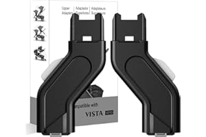 ODNEX Upper Adapter Accessories Compatible with UPPAbaby Vista, Vista V2, Vista V3 Strollers/Bassinet, Toddler Sea, Infant Car Seats(Aria, Mesa V2, Mesa Max) with Reflective Strips