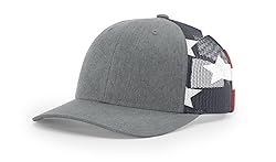 Richardson 112 Trucker Hat Heather Grey/Stars