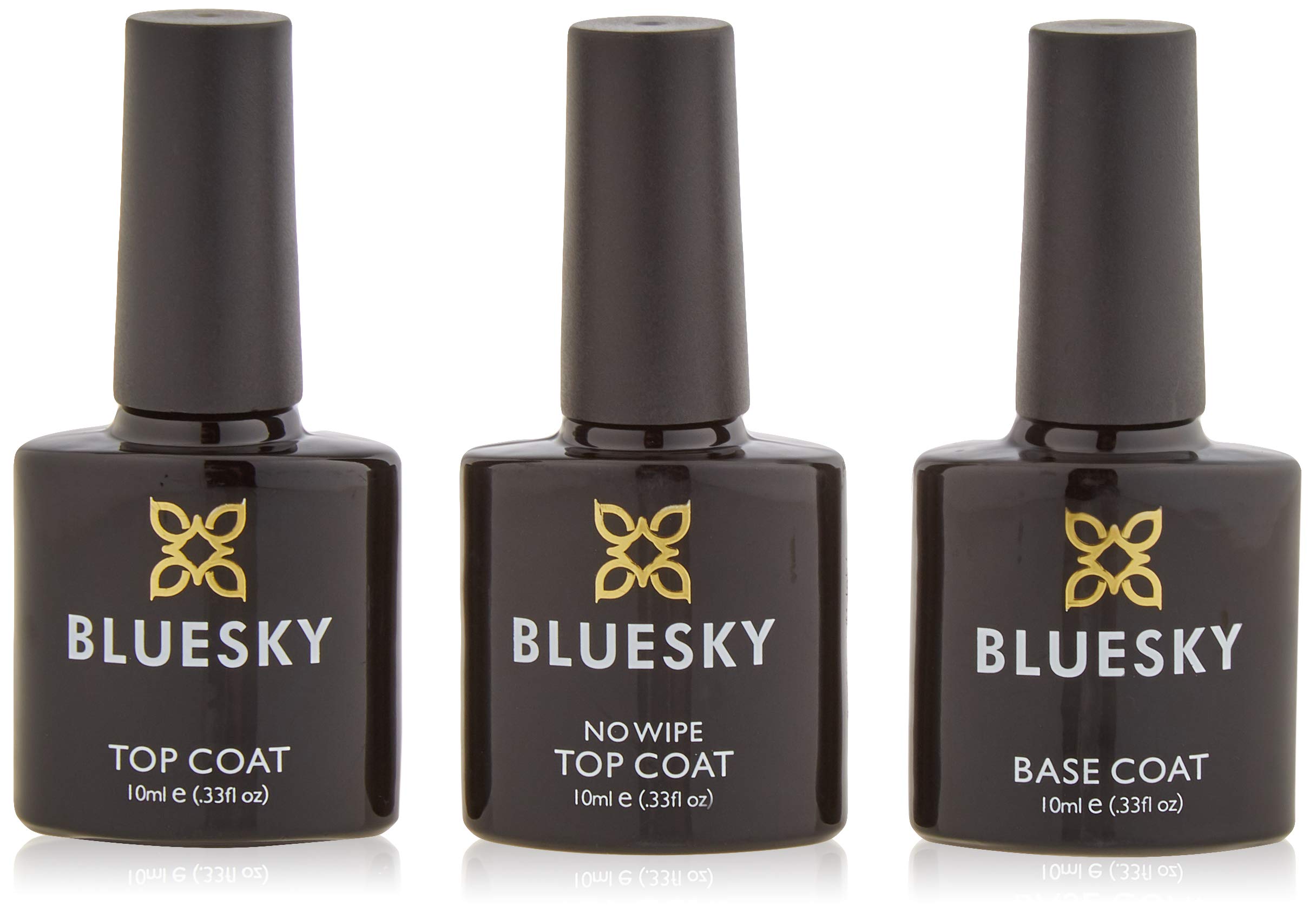 Bluesky Top Base No Wipe UV/Gel Nail Polish, 10 ml