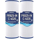 Grefilt Upgrade C-4326 Hot Tub Filter Compatible with PRB25-IN, Filbur FC-2375, FC-2370, Spa Filter for Guardian 413-106, 5X13 Drop in, 25 sq.ft, 2-Pack