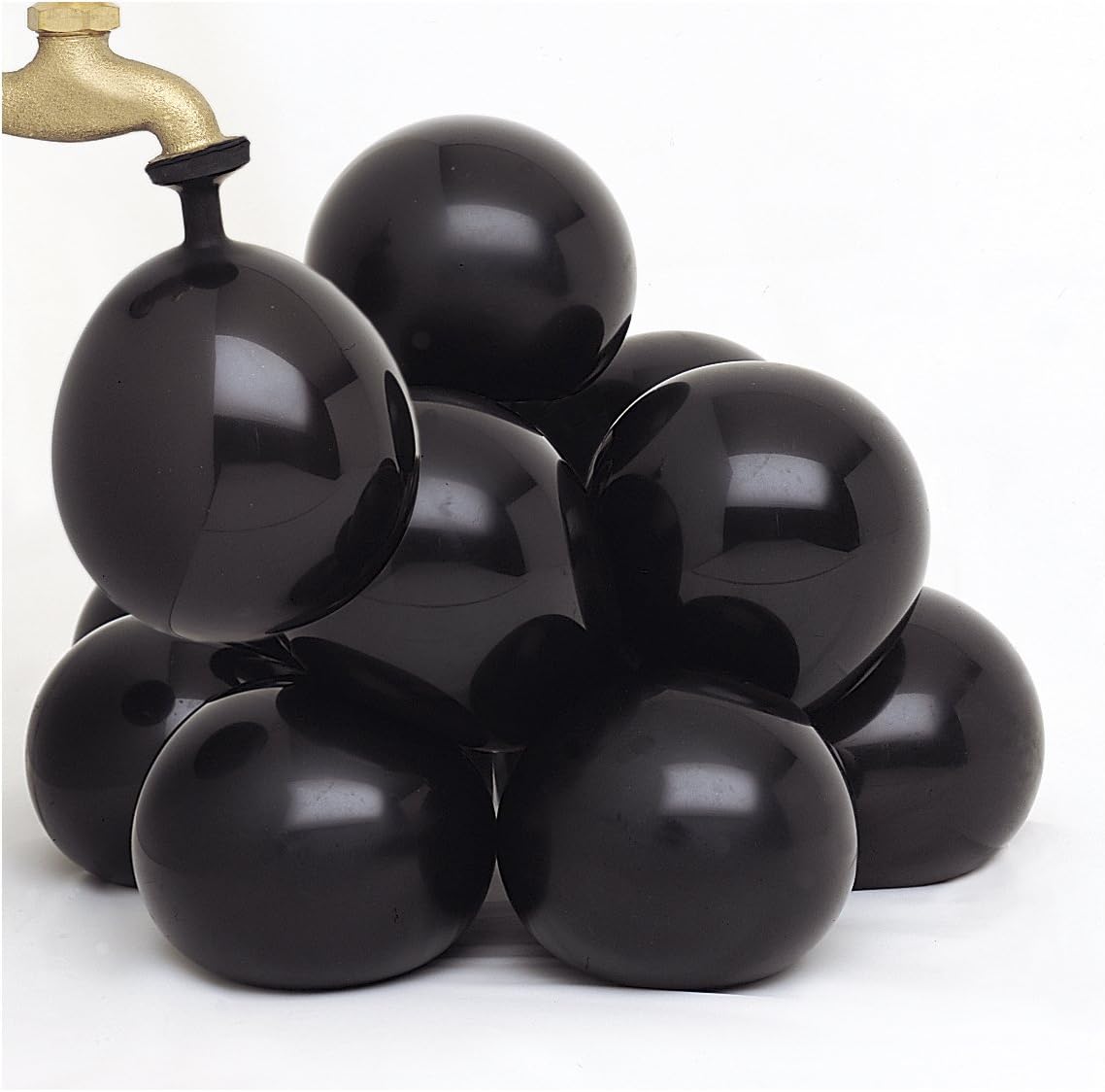 Cannonball-Shaped Black Water Bomb Balloons (22cm) Pack of 50 - Premium Quality for Epic Water Battles & Summer Fun - Image 4