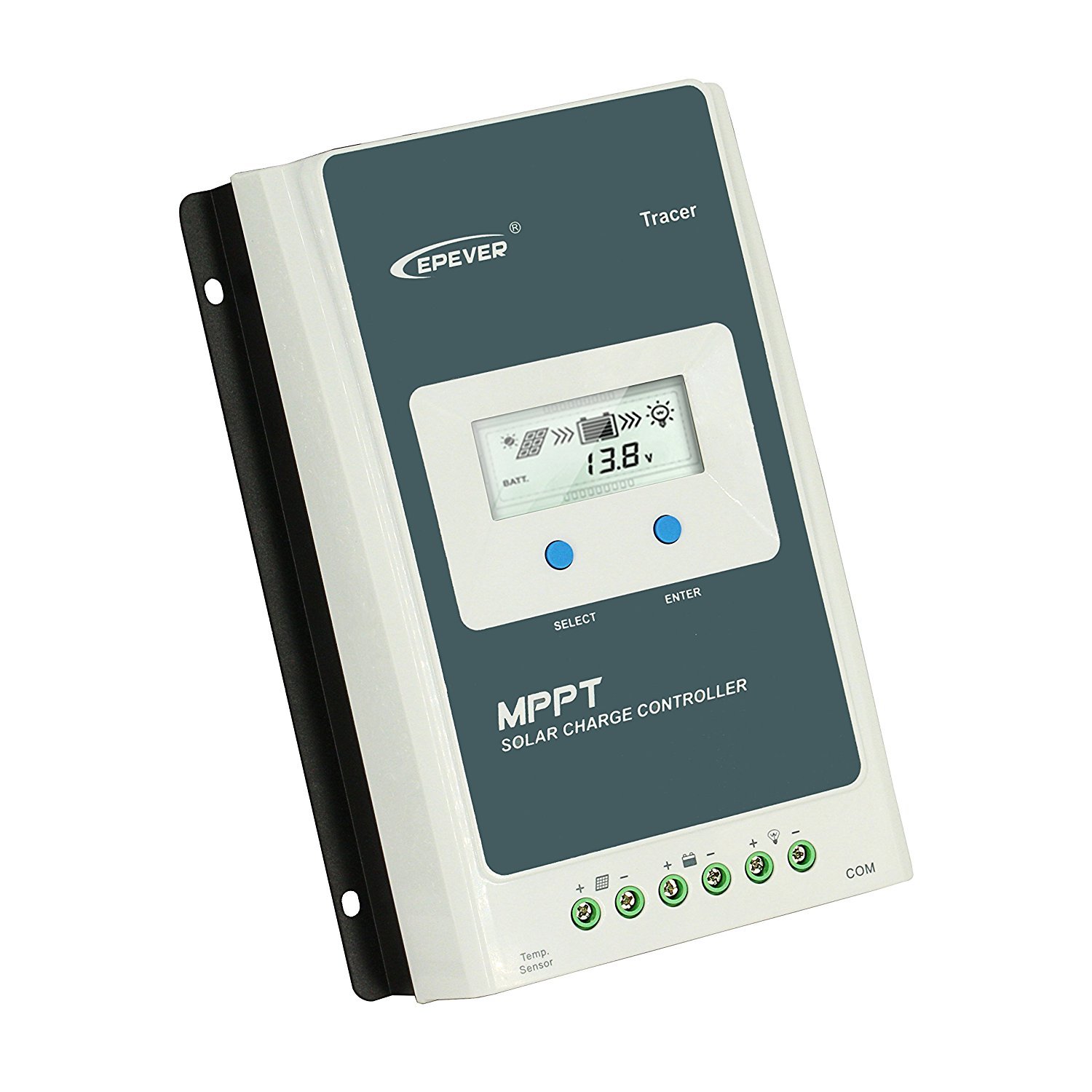 EPEVER 40A MPPT Charge Controller, Solar Panels