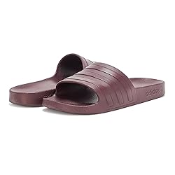 adidas Women's Adilette Aqua Slide Sandal, Aurora
