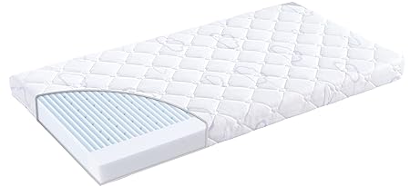 Träumeland T014502 - Babymatratze Schneeflocke 70 x 140 cm