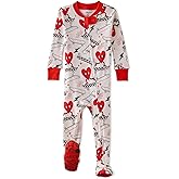 Butterblu baby-boys Cruz Snug-fit Footed Pajamas 100% Organic Cotton Zip Front Sleeper Pjs W/Grippers for Baby Boys