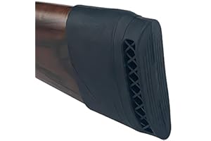 Gexgune Hunting Rifle Recoil Pad Tactical Rubber Slip-On Buttstock Shooting Extension Gun Butt Protector Rubber Gun Butt Acce