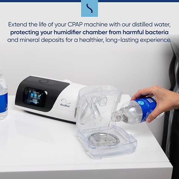 SNUGELL DISTILLED WATER FOR CPAP MACHINES, TRAVEL SIZE BOTTLES (12-PACK, 12 OZ EACH) – UP TO 15 DAYS SUPPLY – CLEAN, MULTI-USE, TRAVEL-FRIENDLY, MADE IN USA