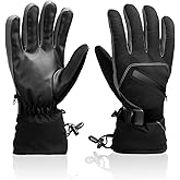 BOSONER Ski Snowboard Gloves, Waterproof Winter Warm Gloves, Cold Weather Touchscreen Snow Gloves for Mens, Womens, Kids Skiing,Snowboarding