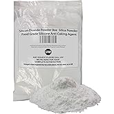 Silicon Dioxide Powder 8oz - Silica Powder - Food Grade Silicone Anti Caking Agent