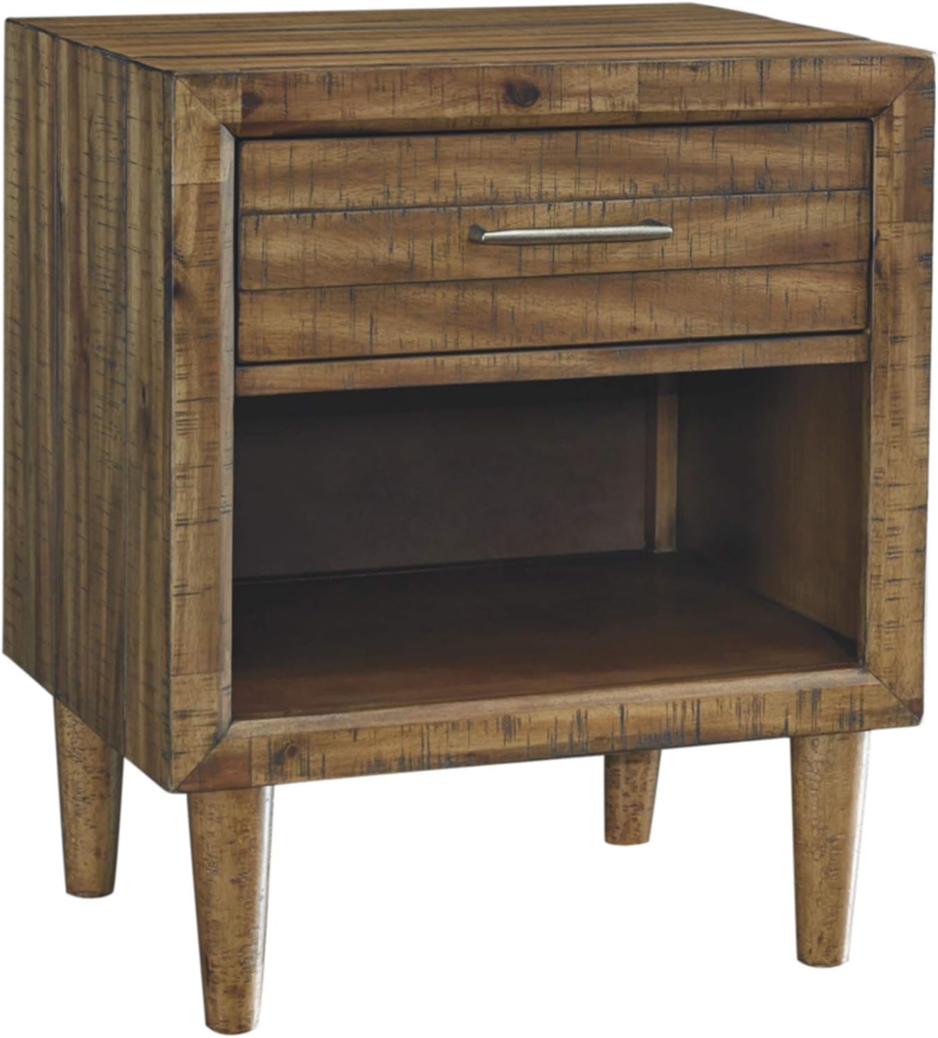 Amazon Com Signature Design By Ashley Broshtan Nightstand Light Brown Furniture Decor