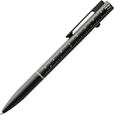 Fisher Space Pen Measure Twice Tactical Pen, Gift Box | Bolt Action Glass Breaker Tip, Standard and Metric Scales Ruler, Writes Upside Down and in Extreme Temperatures, Pocket Clip