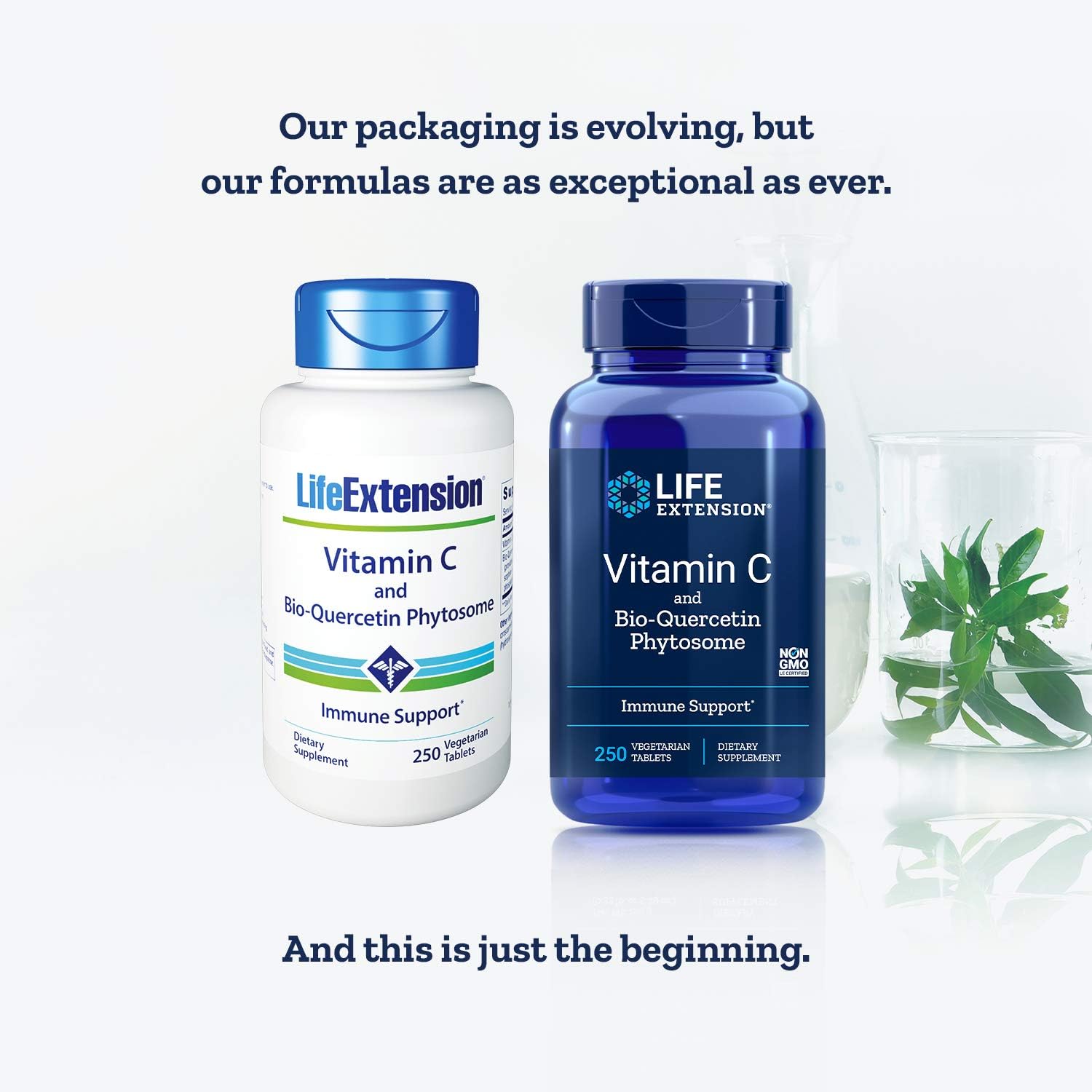 Life Extension Vitamin C with Bio-Quercetin Phytosome, 250 Tablets: Health & Personal Care